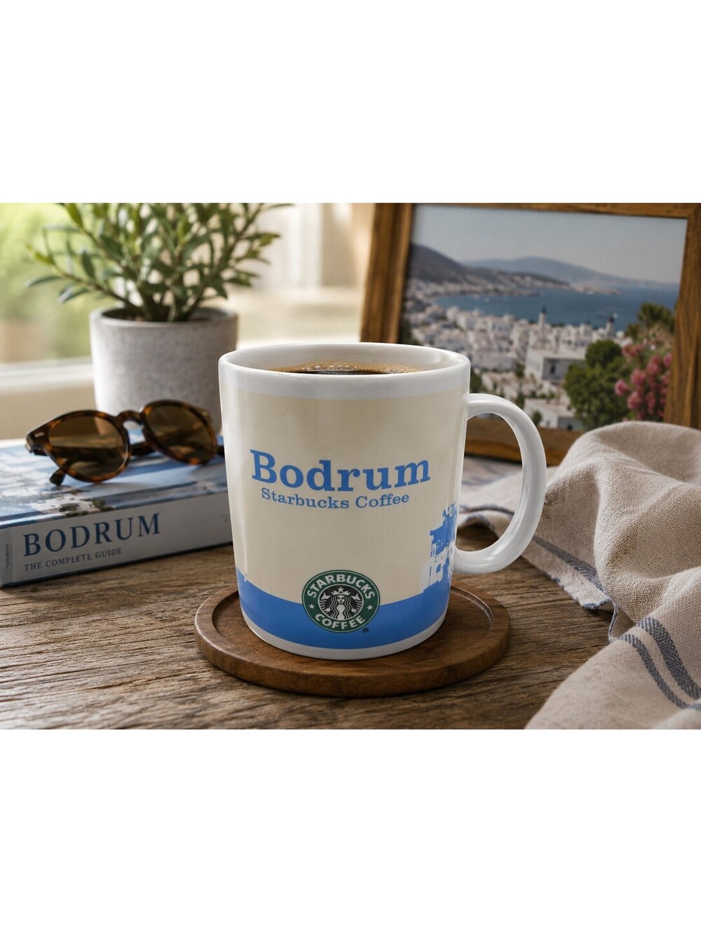 Starbucks Bodrum Turkey Mug Güral Porselen City Series Coffee Cup